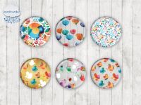 Motiv-Cabochons 1723 12mm (12 Stk)